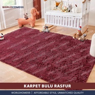 Worldhome Rasfur Fur Carpet Floor Carpet 90X150 & 120X180Cm Carpet Anti-SlipOMBRE