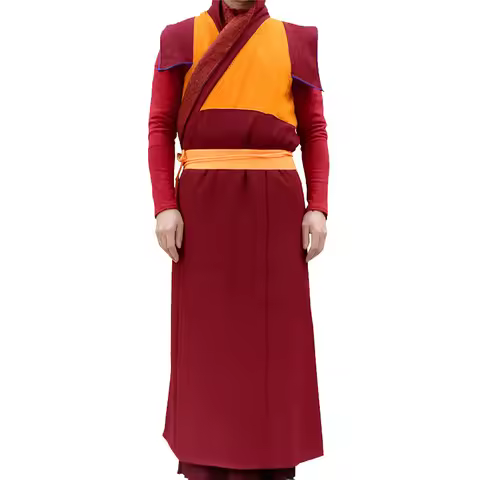 Tibetan Lama Sleeveless Clothing Long and Thickened Dongga Camisole Tibet Winter Warmth Preservation