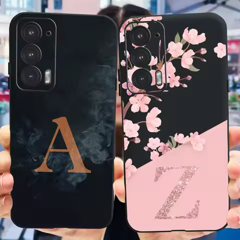 For Motorola Edge 20 Case XT2143-1 New Couple Letters Cover Soft Silicone Phone Case For Motorola Ed