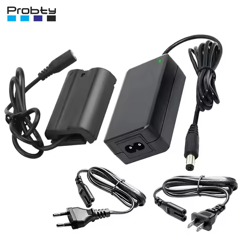 EP-5B Power Supply Connector EN-EL15 Dummy Battery Kit for Nikon Z5, Z6, Z6 II, Z7, Z7 II, Z8, D500 