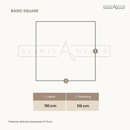 Lplw- Basic Square Alawiyahijab Bella Square Grade A