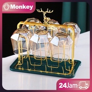 Hanging Minimalist Stainless Steel Cup Rack Glass Rack Cup holder Drainer Cup holder Organizer Stain