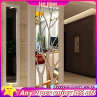 JR-3D Acrylic Tree Mirror Wall Sticker DIY Art Decal Home Decor Mural