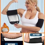 1 Pair Women Arm Slimming Sauna Sweat Belt, Fitness Sports Arm Support Protective Band