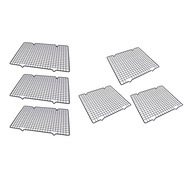 3Pcs Cake Cooling Rack Black Carbon Steel Bread Drying Net Baking Tool Non Stick Cooling Net Baking