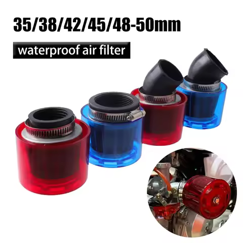 Motorbike Pit Dirt Bike ATV Waterproof Air Filter 35MM 38MM 43MM 125cc-250cc Universal Motorcycle Sp