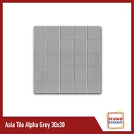 Keramik Lantai Kamar Mandi Asia Tile Alpha Grey 30x30