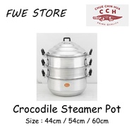 CCH Aluminium Steamer Pot 3 Layer Steam Pot / Periuk Kukus (44cm / 54cm / 60cm)
