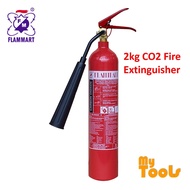 Mytools Flammart 2kg CO2 Carbon Dioxide Gas Fire Extinguisher SIRIM Approved Pemadam Api