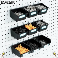 EVELIN Pegboard Bins, PP Pegboard Hooks, Pegboard Box