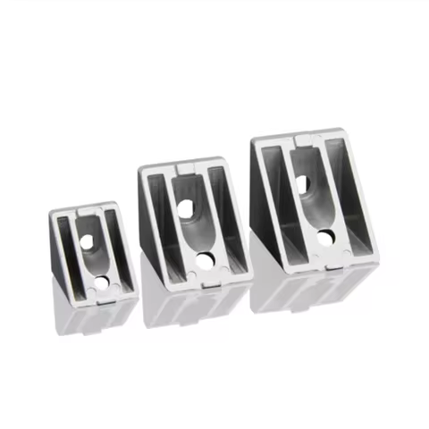 5PCS Industrial Aluminium Profile Fittings - 45 Degree Bevel Aluminium Profile Connectors - Corner C