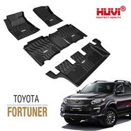 HUVI car floor mats for Toyota Fortuner 3D (7 seats) 2017+