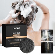 2 Day Delivery>Black Hair Repairing Soap for Massage Moisturizing and Cleaning*xugyy
