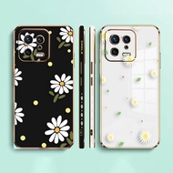 Scattered Daisy Side Printed E-TPU Phone Case For XIAOMI POCO F4 F3 M5 M4 X5 X4 X3 C40 F5 F1 REDMI K50 K40 NOTE 12 11 10 S GT PRO PLUS NFC Gaming Turbo 5G