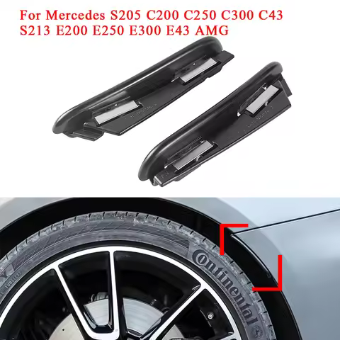 Car Rear Bumper Trim Fender Flare Wheel Eyebrow For Mercedes S205 W205 C180 C200 C250 C300 C43 S213