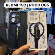 CASING SILIKON MOTIF CYBERPUNK REDMI 15C / POCO C85