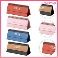 4pcs Mini Desk Calendar: Standing Calendar For Daily Planning - From . 2025 To Dec. 2026 - Metal Twi