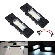 Pair 24 LED License Number Plate Lights Trunk Lamps No Error For BMW E81 E87 E63 E64 M6 E85 E86 E9 Z