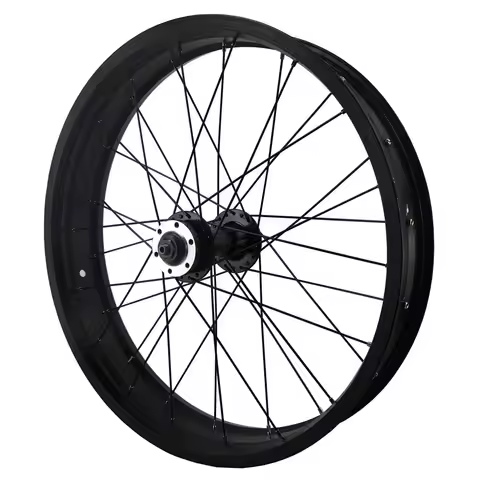 Fat Bike Front Wheel Ebike 20 And 26 inch, Disc Brake, 36H Inner, 74mm Outer, 80mm Width, O.L.D, 135
