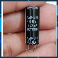 [ 15 pieces ] POWER CAPACITOR 400V, 400V8.2UF, 8.2UF400V SAMWHA 8x20mm.