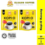 Kopi Kluang Cap Televisyen Kopi O Kosong (20 uncang Individual x 2 pek)