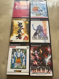 Ps2多款經典遊戲便宜賣(七人之侍。鬼武者。網球王子1&amp;2。太空戰士12。戰國無雙。異域傳說。野球魂2004。惡魔獵人3。太空戰士10