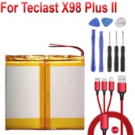 New brand 3.8V 3 Lines C2D7 2879127 Teclast X98 Plus II 2 Tablet PC Li Polymer Rejected Accumulator
