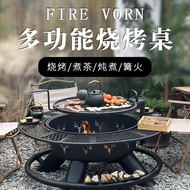 Barbecue Grill Household Firewood Heating Stove Courtyard Roasting Stove House Campfire Stove Table Charcoal Brazier Outdoor Grill