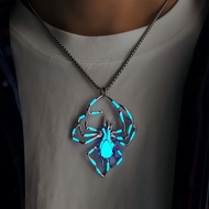 Fashion Creative 3D Luminous Spider Necklace for Women