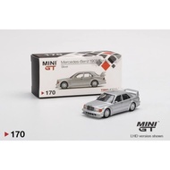 Mini GT 170 Mercedes Benz 190e Evolution Silver
