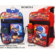 (Product Code NCTVH6042) Boboiboy School Backpacks For Kindergarten Elementary School Boys Free Bottle