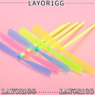 LAYOR1GG Bamboo Dragonfly, Dragonfly Shape Rotating Flying Propeller Toy,  Flying Arrow Outdoor Game