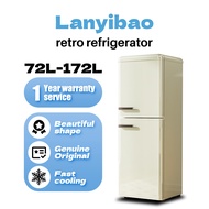 【ready stock~~】Lanyibao compact fridge 2 door mini refrigerator upright freezer