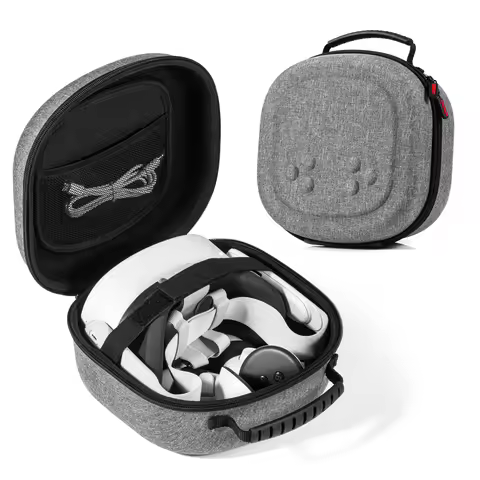 Hard Carrying Case Compatible with Oculus Meta Quest 3S/Quest 3/Quest 2 VR Headset and Touch Control