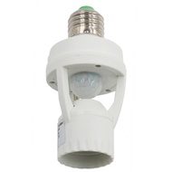 ซ็อกเก็ต E27 Converter ฐานโคมไฟ 110-240V พร้อมสวิตช์หลอดไฟ PIR Motion Sensor