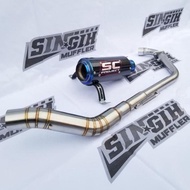 PREMIUM Racing Exhaust SC Project Blue Vixion/R15/Xabre/Byson/Cb150r/Cbr150/Verza/Megapro/Sonic/Cs1/