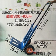 Luggage Pull Folding Small Pull Cart Pull Cart Trolley Trailer Portable Car Trolley King Load-Mounte