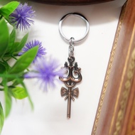 Mix Gods Metal Ganesha Hanuman Om Vel Keychain - Various Designs