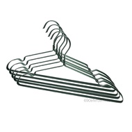 42cm Premium Aluminum Coat Hangers Adult Black Hangers Wire Hangers Clothing Hangers Non Slip Hanger