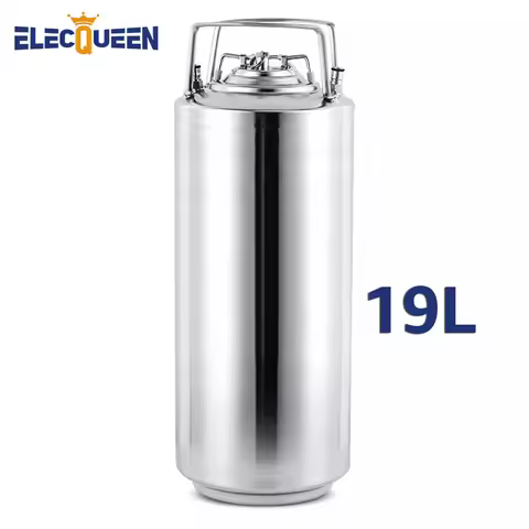 19L 5Gallon Stainless Steel Cornelius Keg, Corny Keg Beverage Container Home Brew Craft Beer Barrels