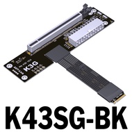 K43SG 5.0 M2 NVMe Key to PCI-E 5.0 X16 eGPU Adapter Cable -Notebook ITX/STX Laptop Graphics Card Ext