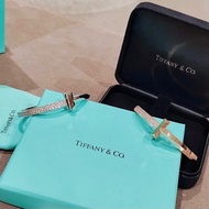 Tiffany& Co. outlet  bracelet 蒂芙尼全新經典T1· 奢華寬版半鑽手鐲