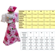 KIMONA BUWAN Ng wika Costume kids and adult