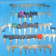 48pcs Excavator Construction Machinery Ignition Replacement Ignition Key Set for 459A D250 1466 455 