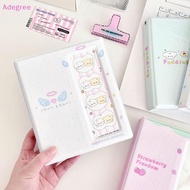 Adegree Cartoon Photo Booth Album For 40 Pcs 2x6 Inch Photo Strips Bookmark 20 Pcs 4x6 4R Photo Hold