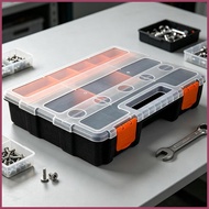 Small Parts Organizer Interlocking Removable 21 Compartments Parts Storage Organizer for Small Hardw