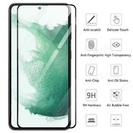 Galaxy S22 3D Case Friendly Tempered Glass Screen Protector for Samsung 超薄玻璃貼保護貼( Black Colors 黑色 ) (全貼 Full Adhesive) (Support Fingerprint Unlocking 支援指紋解鎖）