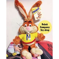 絕版玩具 瑞士 Nestle 雀巢 2001年出品 Nesquik 雀巢兔 兔子 絨毛玩偶 兔子娃娃