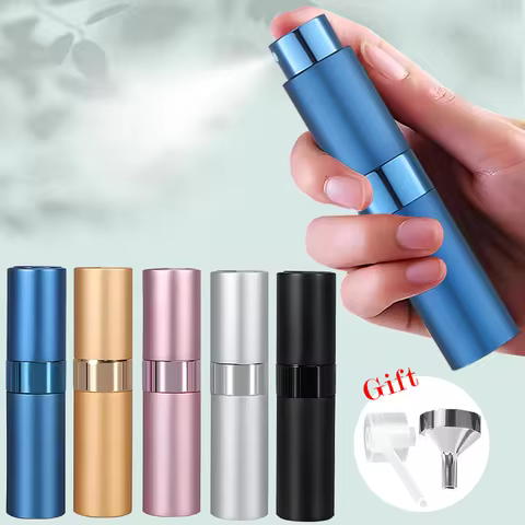 8ML Refillable Mini Perfume Bottle Portable Cosmetic Bottle Spray Bottle Travel Portable Sprayer Ato