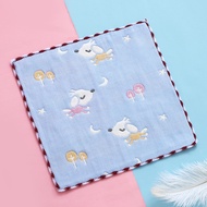 [SG Stock] Baby Wash Cloth 25x25cm 6 layers Burp Cloth New Born Handkerchief Pure Cotton Baby Washcloths Kid Baby Face Towel Children Day Gifts